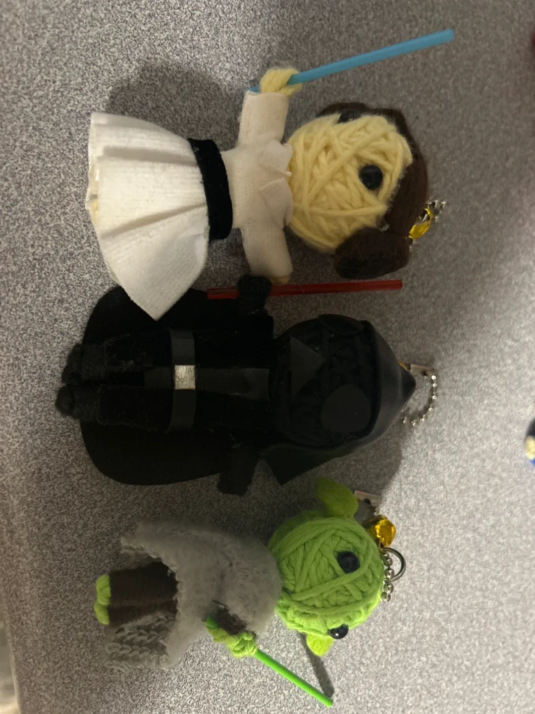 Handmade Yarn Character Keychains thumbnail