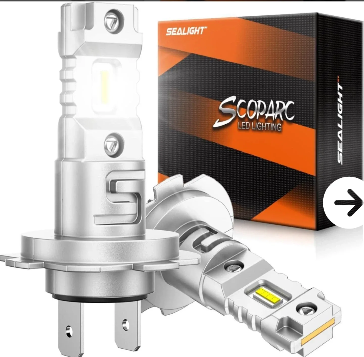 SEALIGHT 2024 Newest H7 LED Headlight Bulbs thumbnail