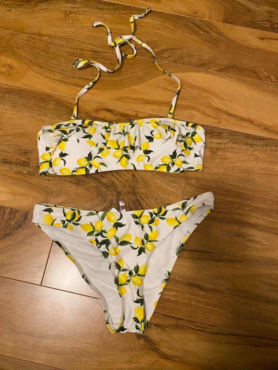 Ardene Swim Lemon Print Bikini Set - XS/S thumbnail