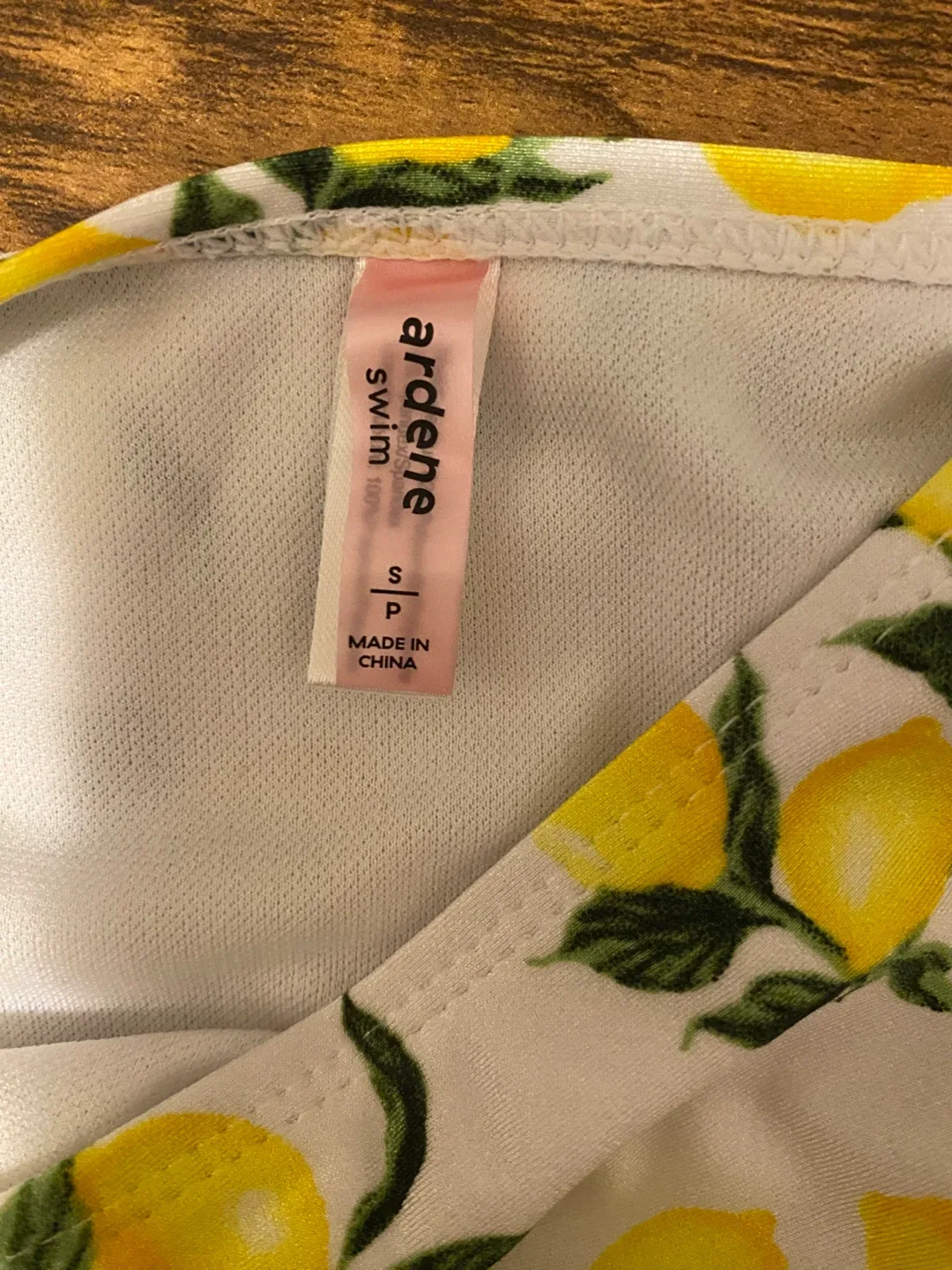 Ardene Swim Lemon Print Bikini Set - XS/S image indicator(4)