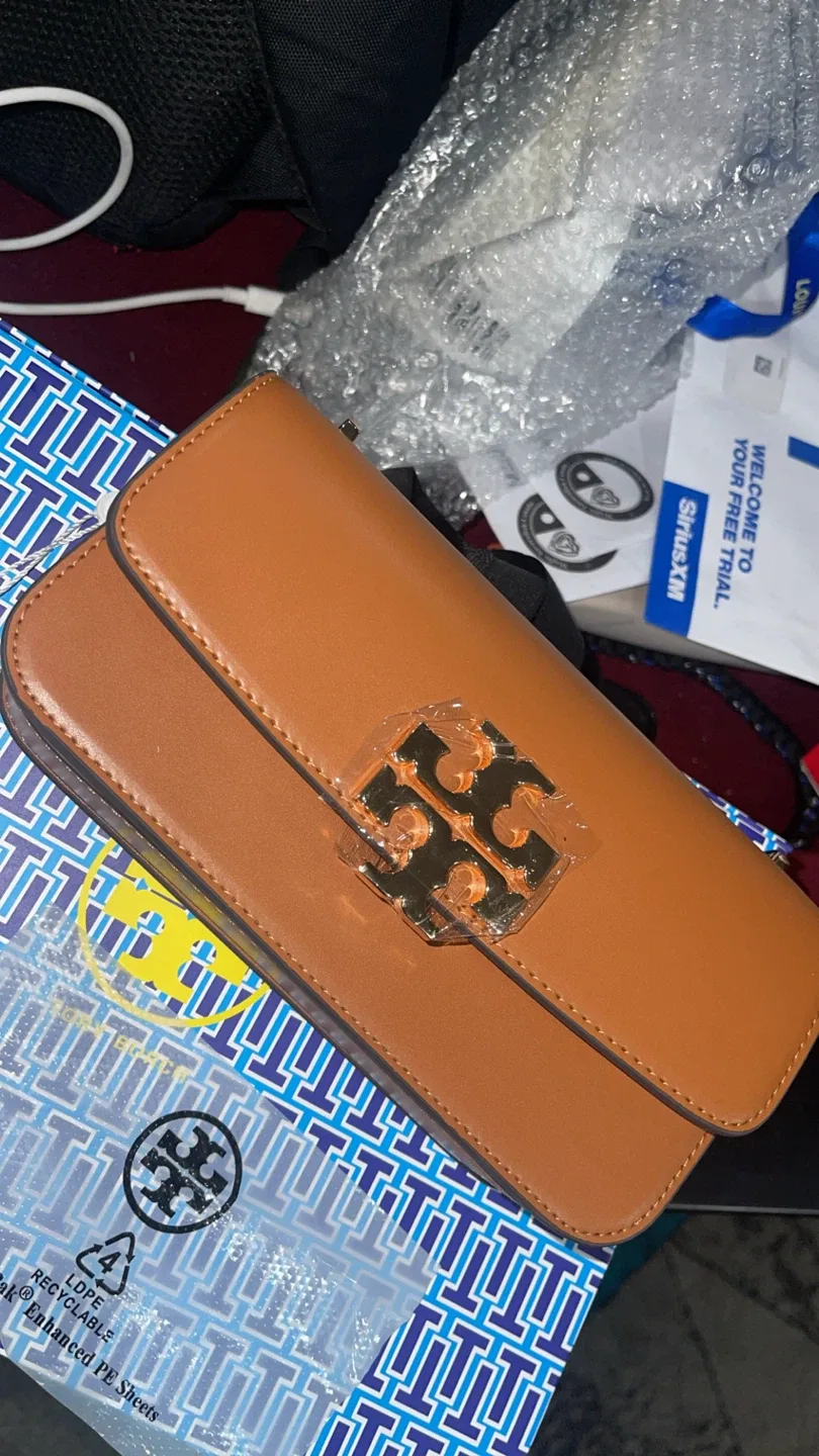 Tory Burch Tan Leather Crossbody Bag image indicator(2)