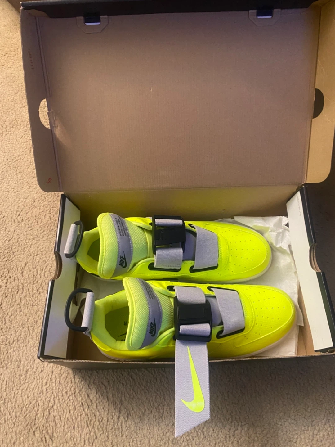 Nike Air Force 1 LV8 3 Neon Yellow (Box Included) - photo 2
