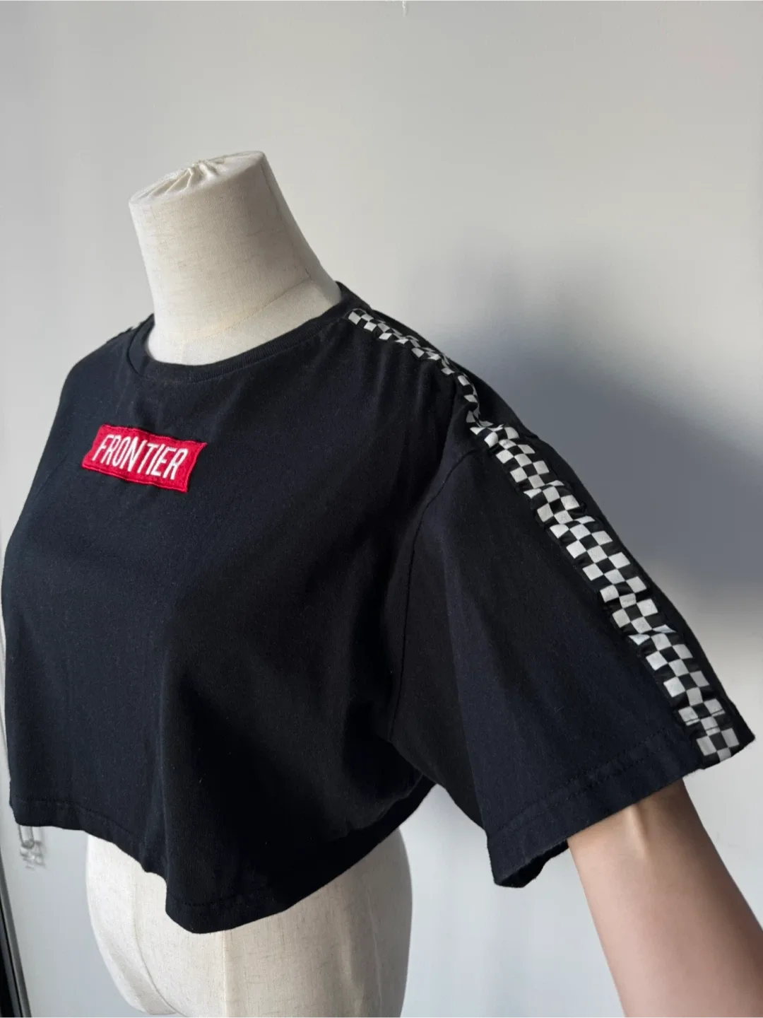 Frontier Black Crop Top thumbnail