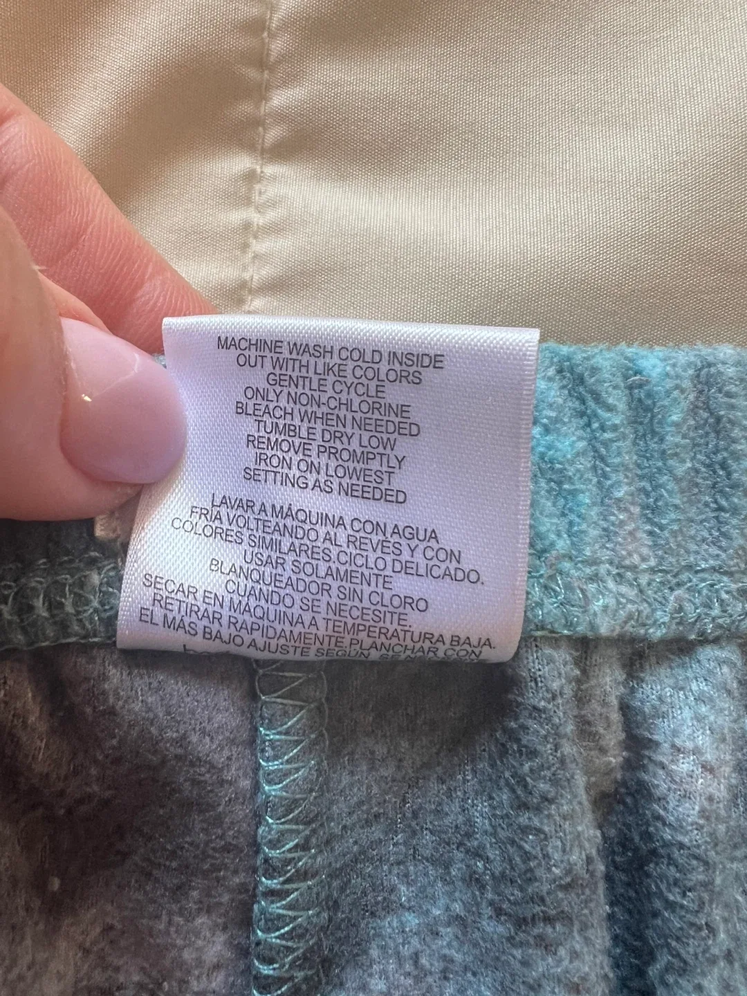 Dream Life Tie Dye Fleece Pants (L-14/16) image indicator(4)