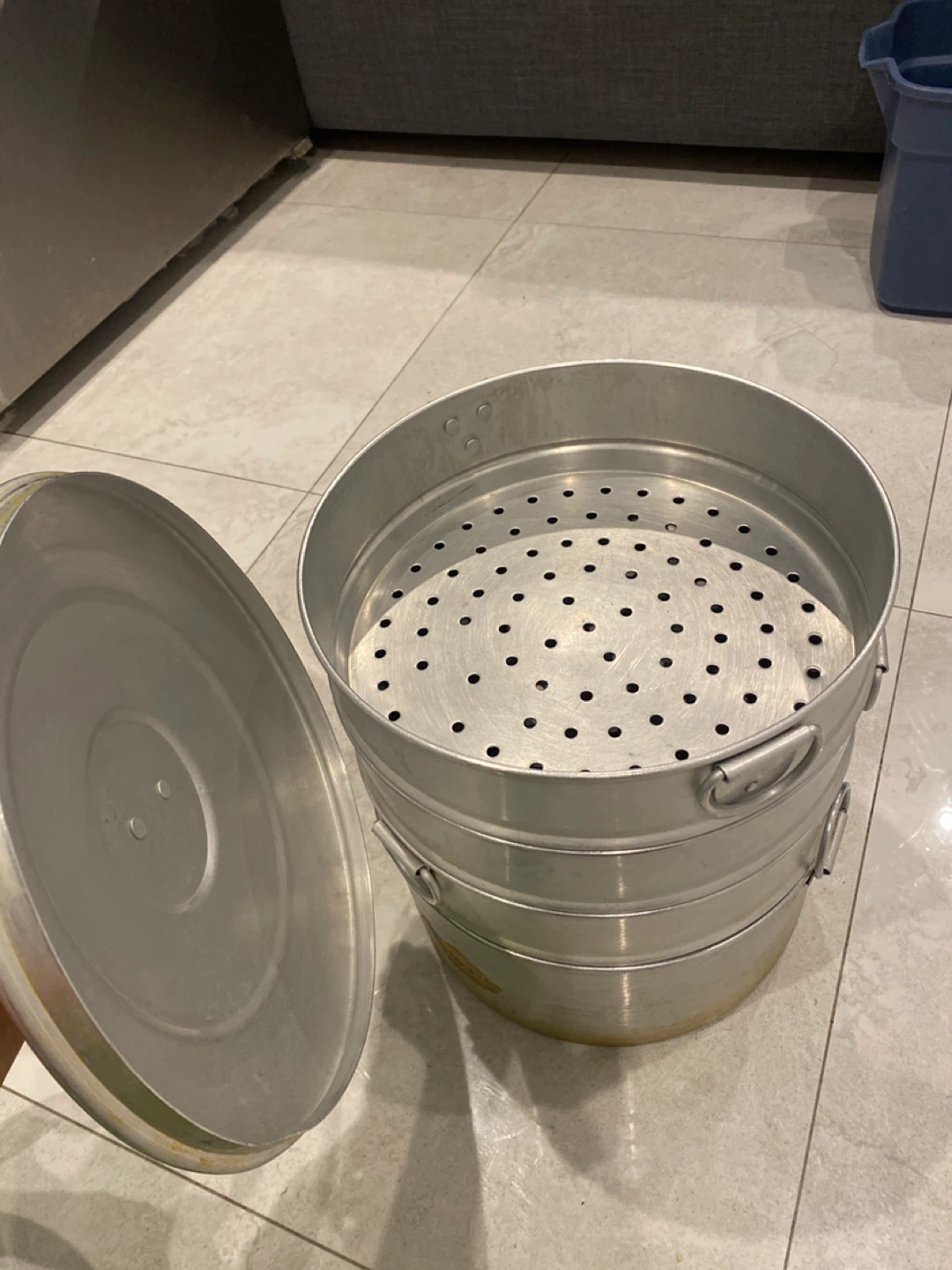 Aluminum Steamer Pot - 3 Tier - photo 2