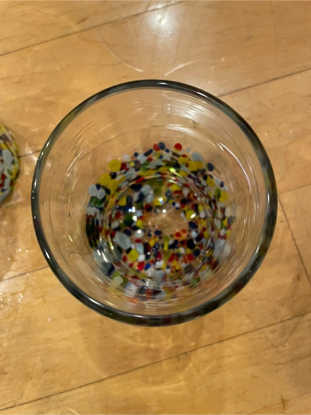 Hand Blown Confetti Glasses (Set of 4) image indicator(3)