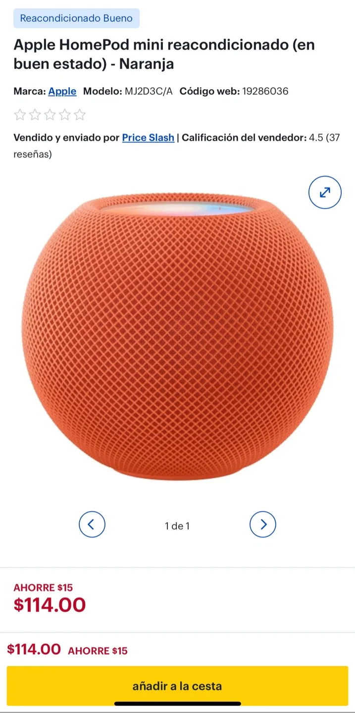 Apple HomePod Mini - Orange image indicator(2)
