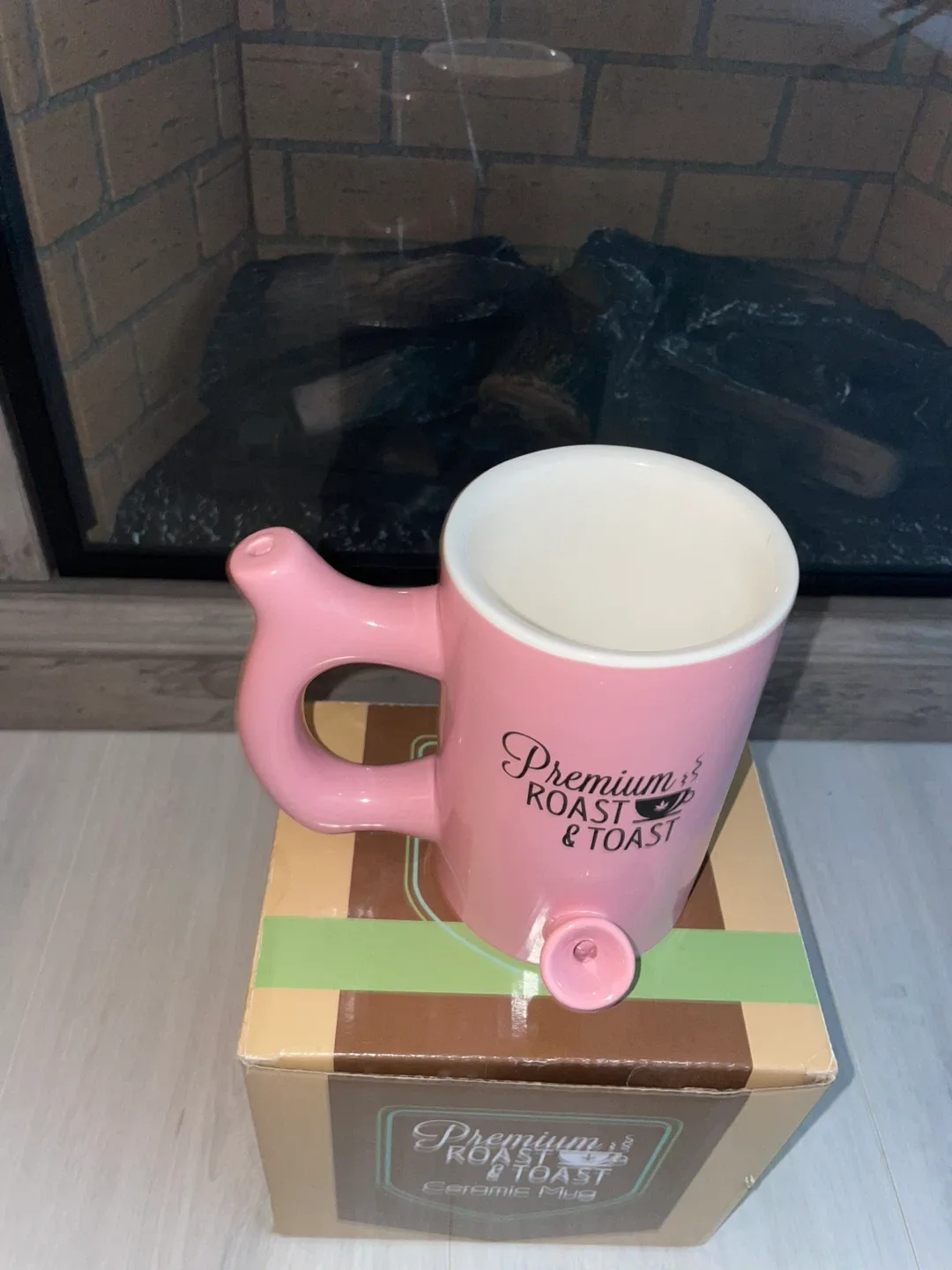 Premium Roast & Toast Pink Ceramic Mug image indicator(2)