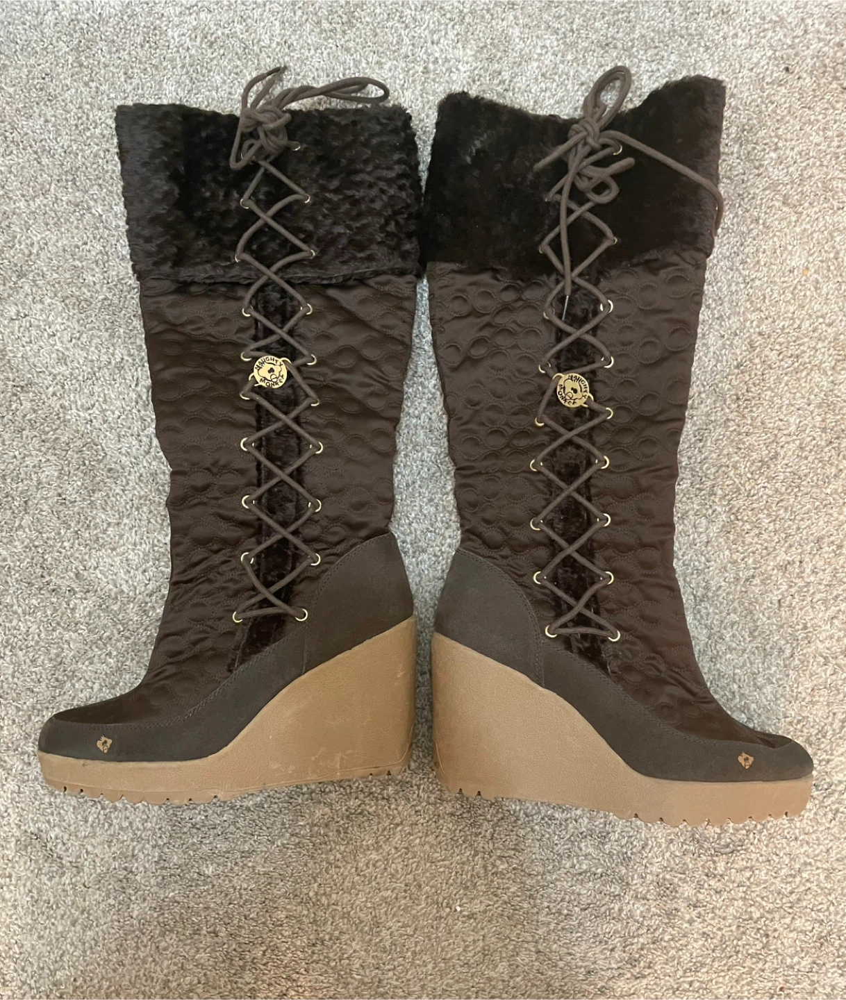 Aerosoles Brown Wedge Boots - Size 8.5 - photo 2