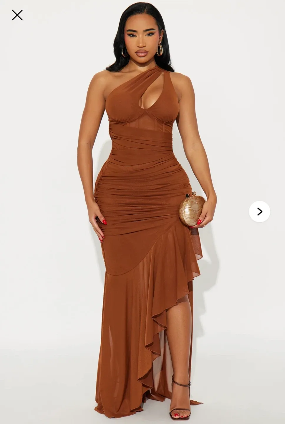Brown Maxi Dress thumbnail