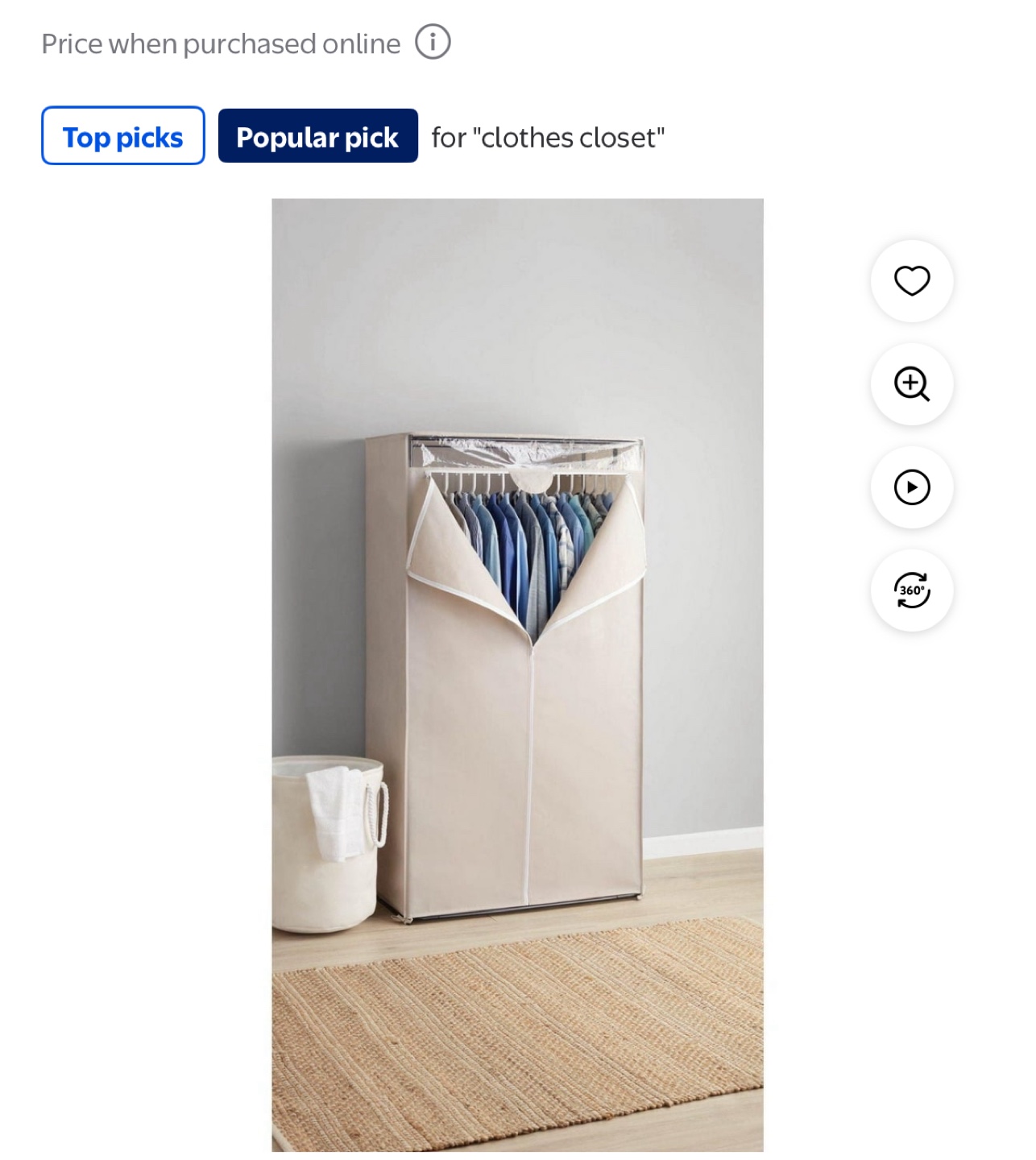 Clothes Closet, Great Condition – Only $20! - photo 4