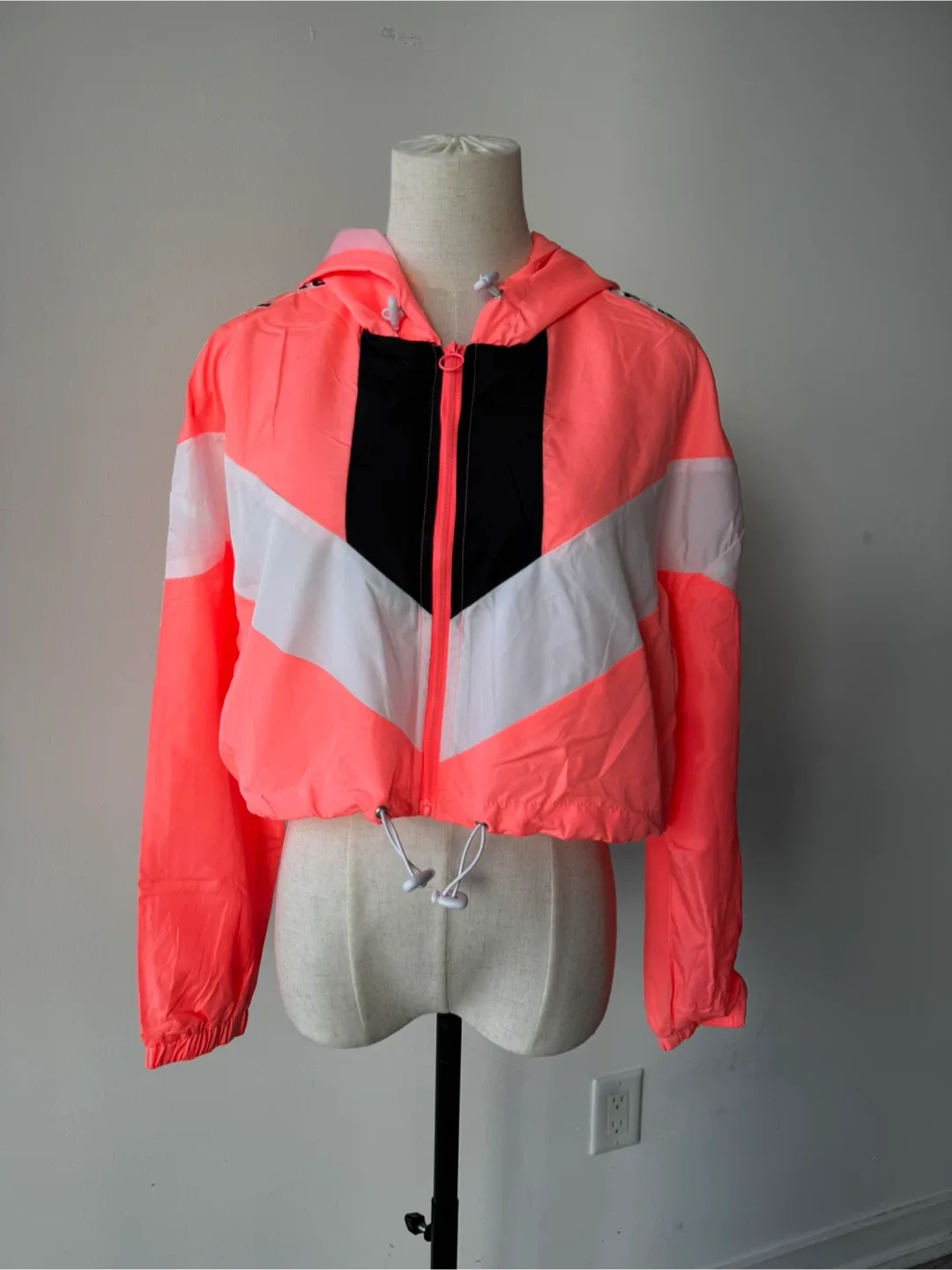 Streetwear Society Coral Pink Windbreaker - Size M thumbnail
