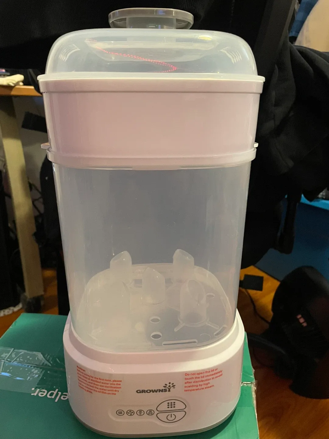 Grownsy Bottle Sterilizer & Dryer - Model LS-BE916 image indicator(3)