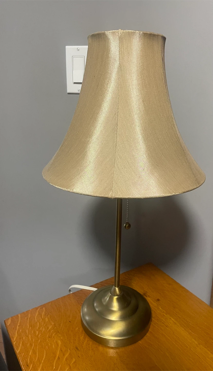 Gold Coloured Table Lamp - photo 2