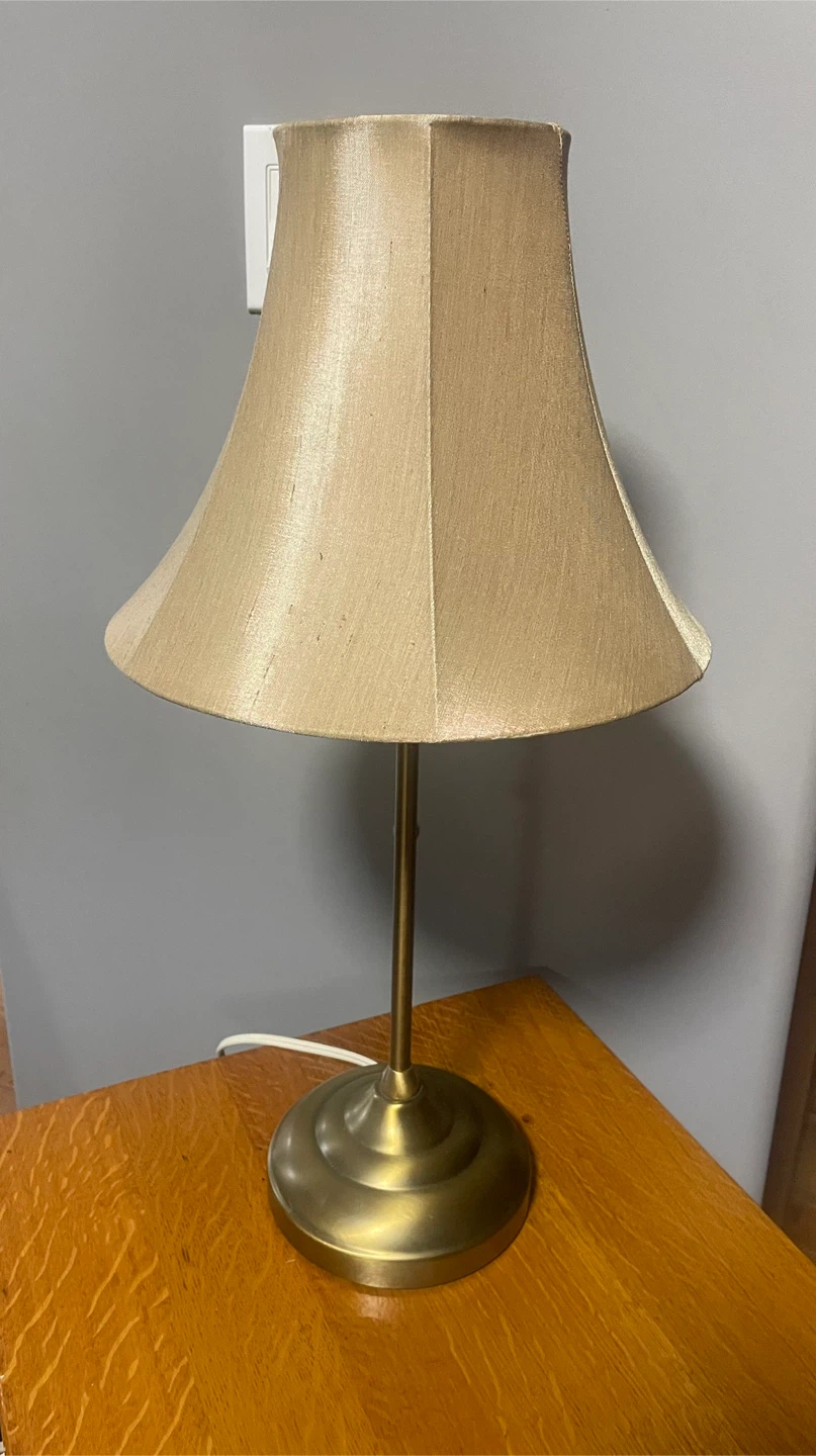 Gold Coloured Table Lamp