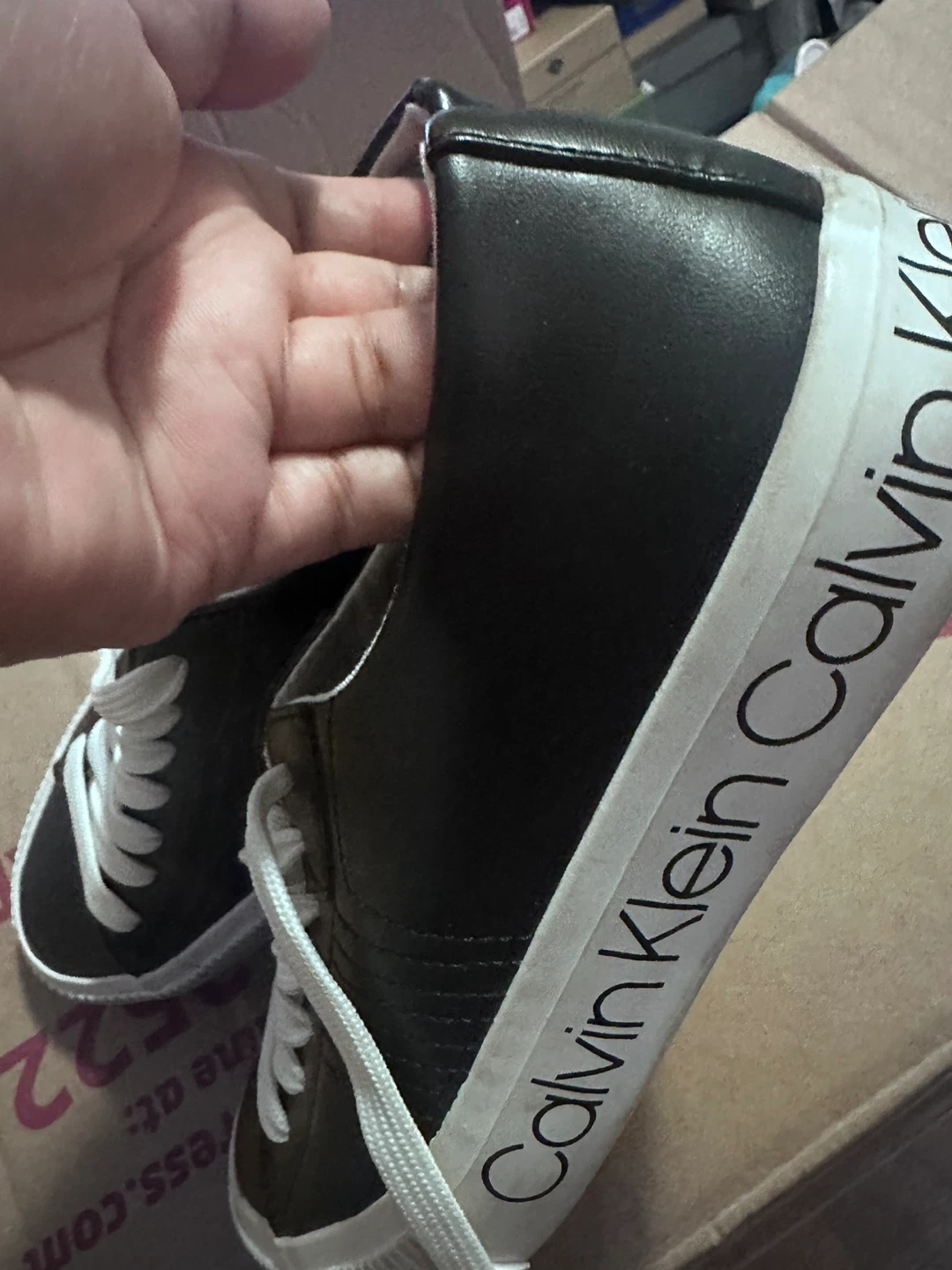 Calvin Klein Black Sneakers - Size 7 - photo 4