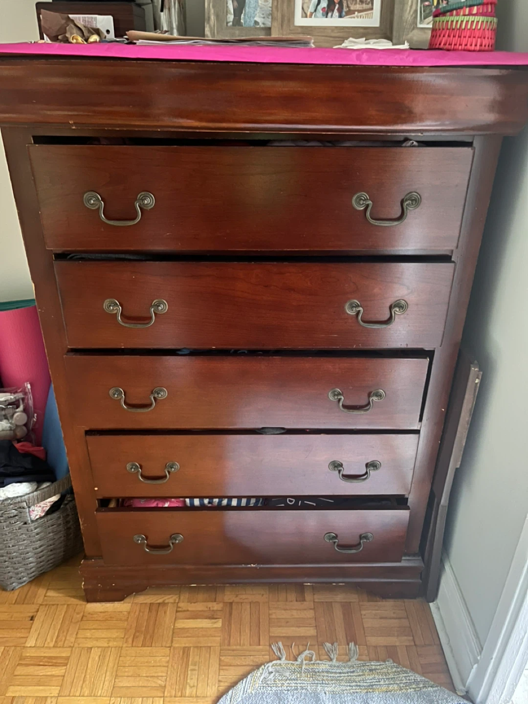 Wooden 5-Drawer Dresser - photo 2