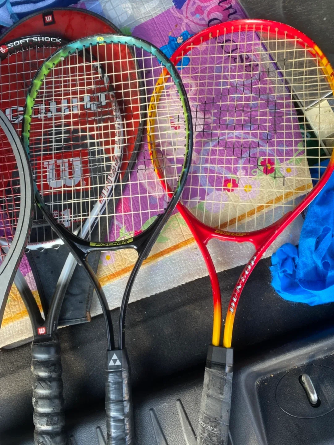 Tennis Racquets - Wilson, Fischer, Dunlop 15each image indicator(4)