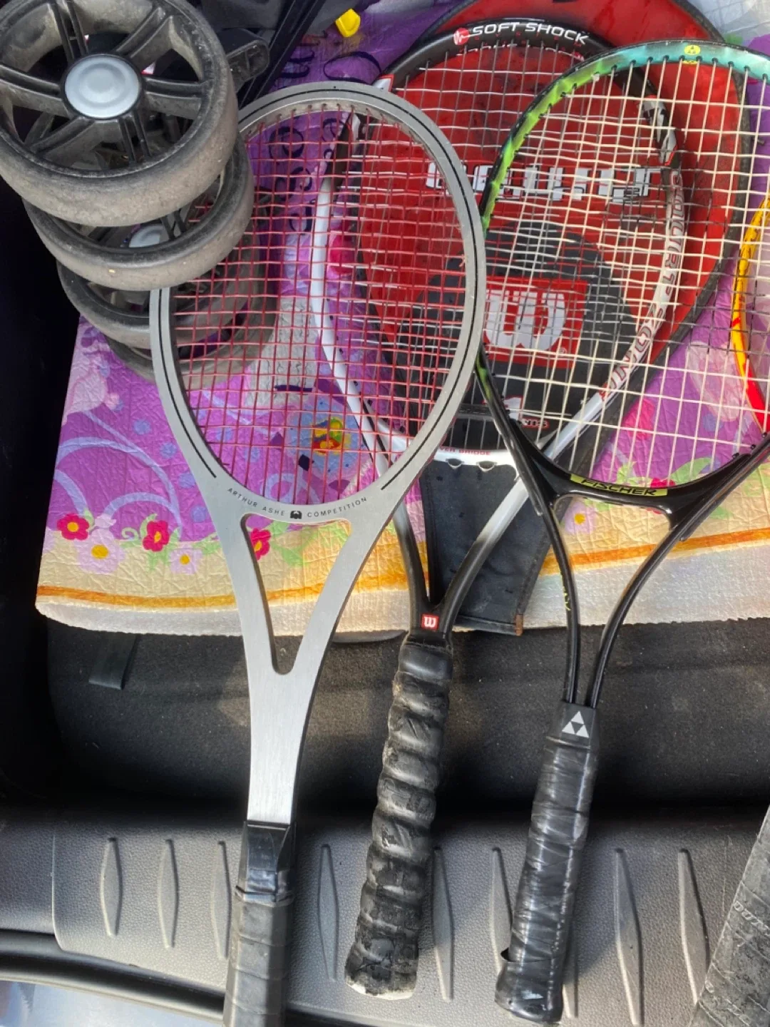 Tennis Racquets - Wilson, Fischer, Dunlop 15each image indicator(3)