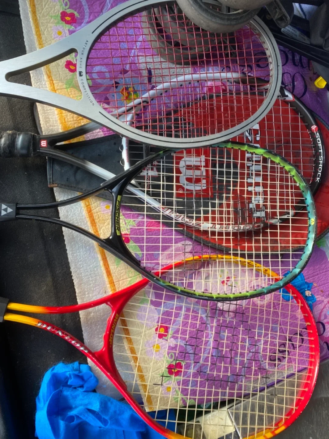 Tennis Racquets - Wilson, Fischer, Dunlop 15each image indicator(2)