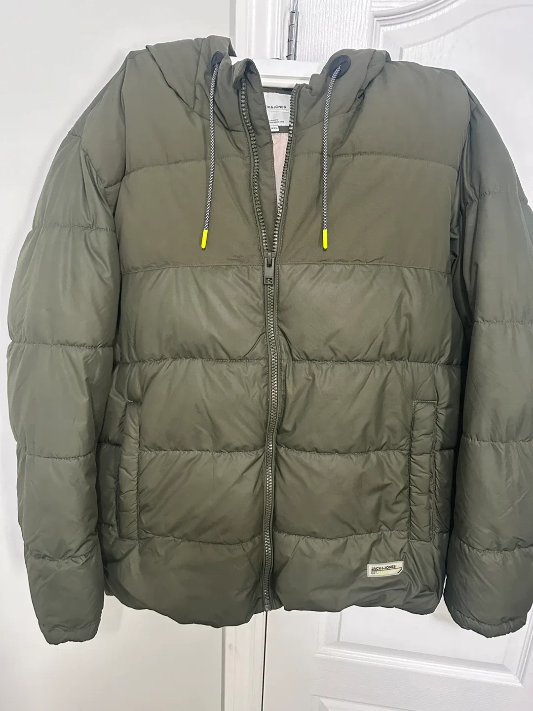 JACK&JONES XXL Green Puffer Jacket thumbnail