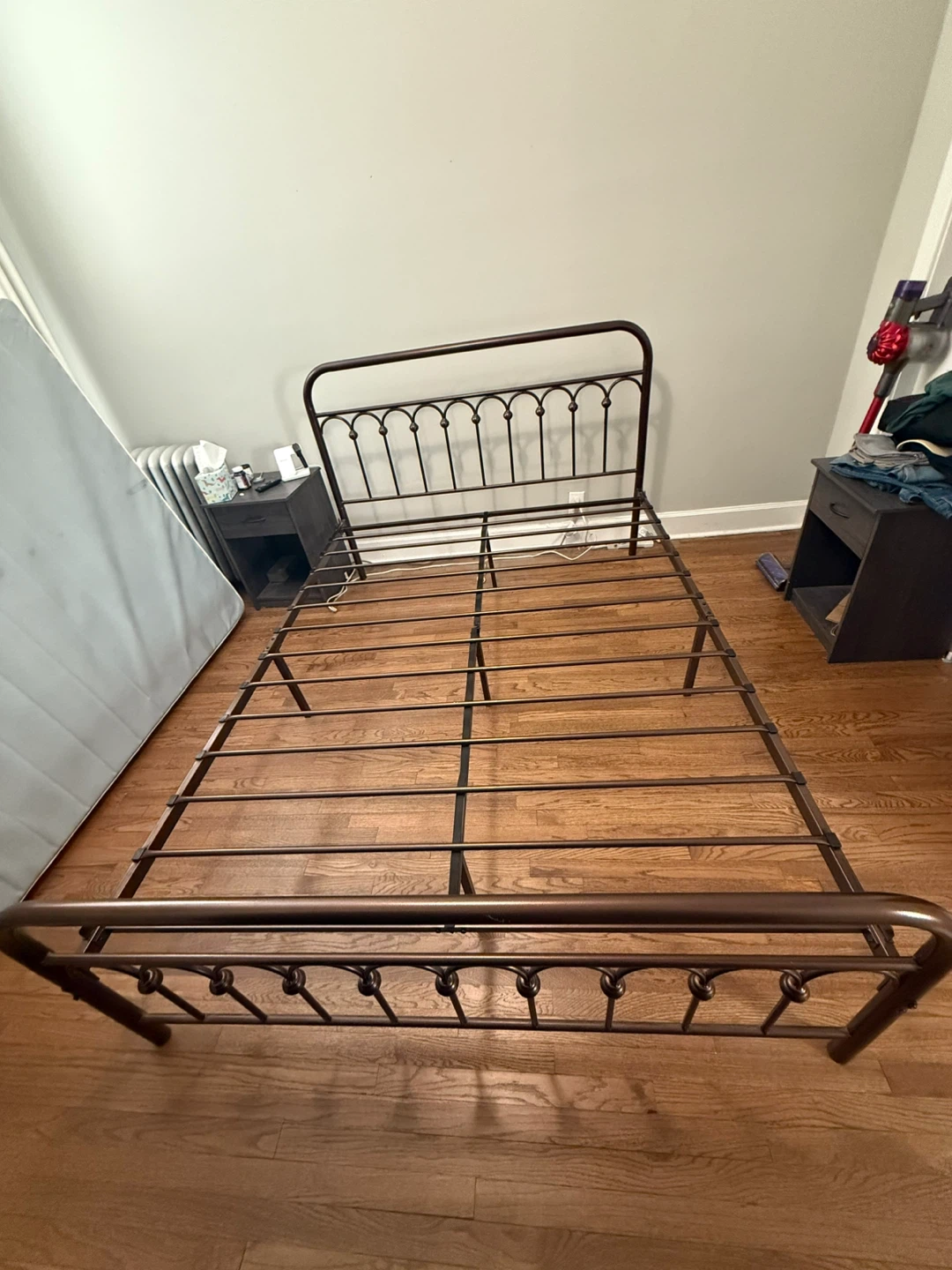 Queen Size Brass Metal Bed Frame