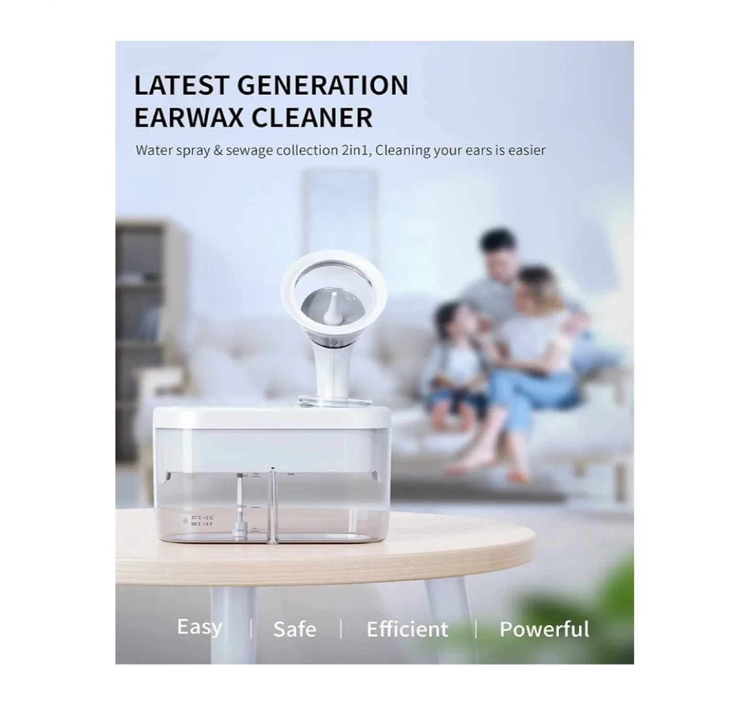 KAUGIC Electric Ear Wax Removal Kit - White image indicator(3)