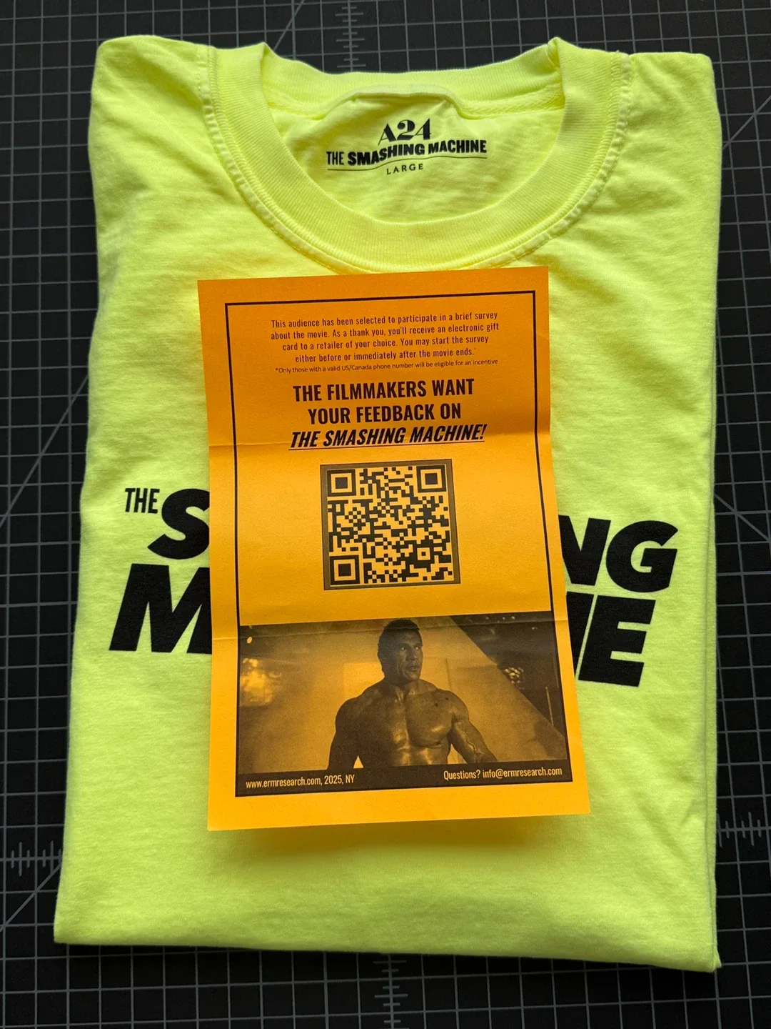 The Smashing Machine A24 Promo T-Shirt - Large image indicator(8)