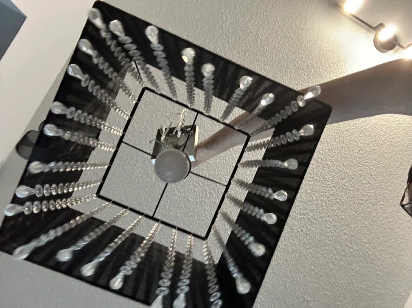 Black Ceiling Chandelier / Lamp / Lighting image indicator(3)