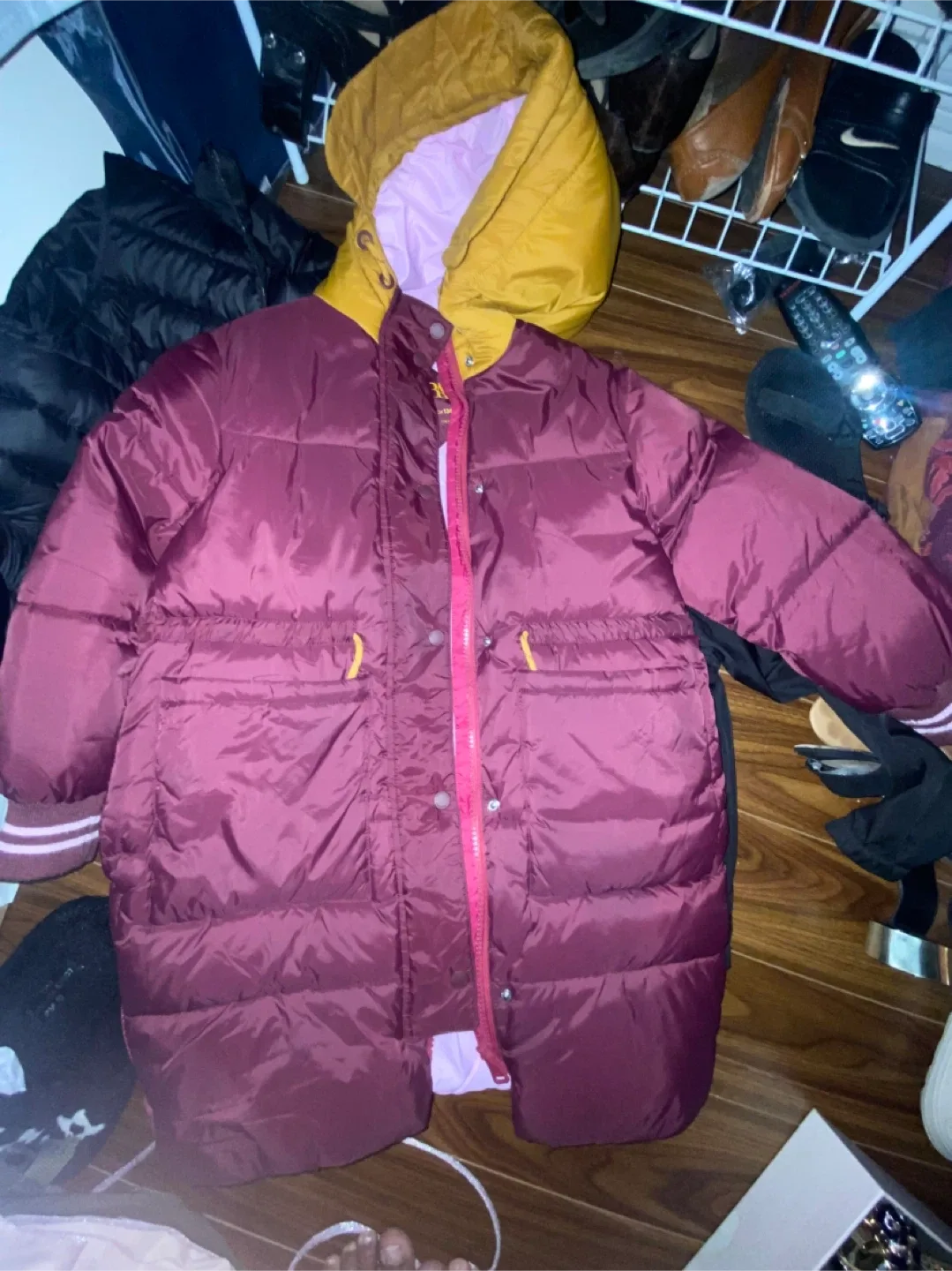 Zara Kids Puffer Coat Size 7 image indicator(2)