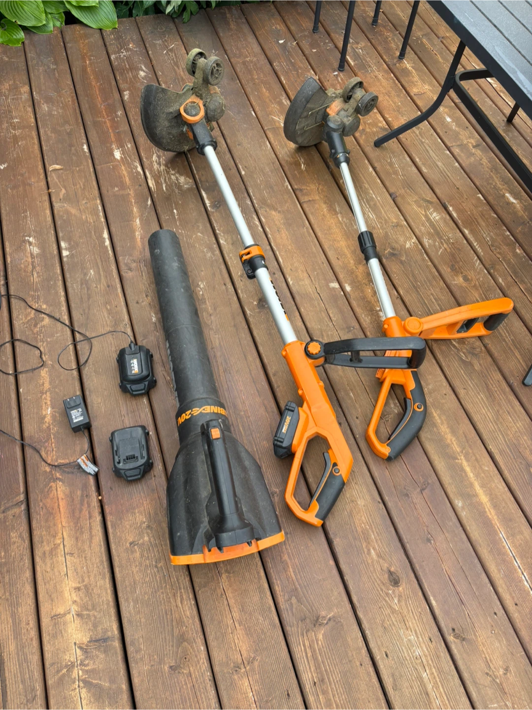 Trimmer and blower