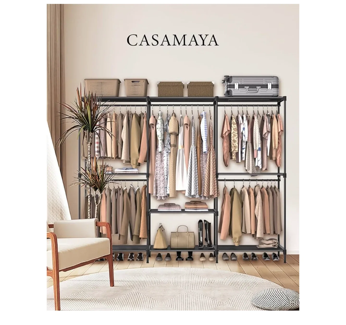 CASAMAYA Wardrobe Closet Organizer, New in Box! image indicator(2)