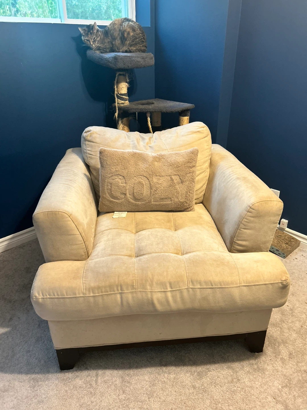 Beige Sofa and Armchair Set - photo 2