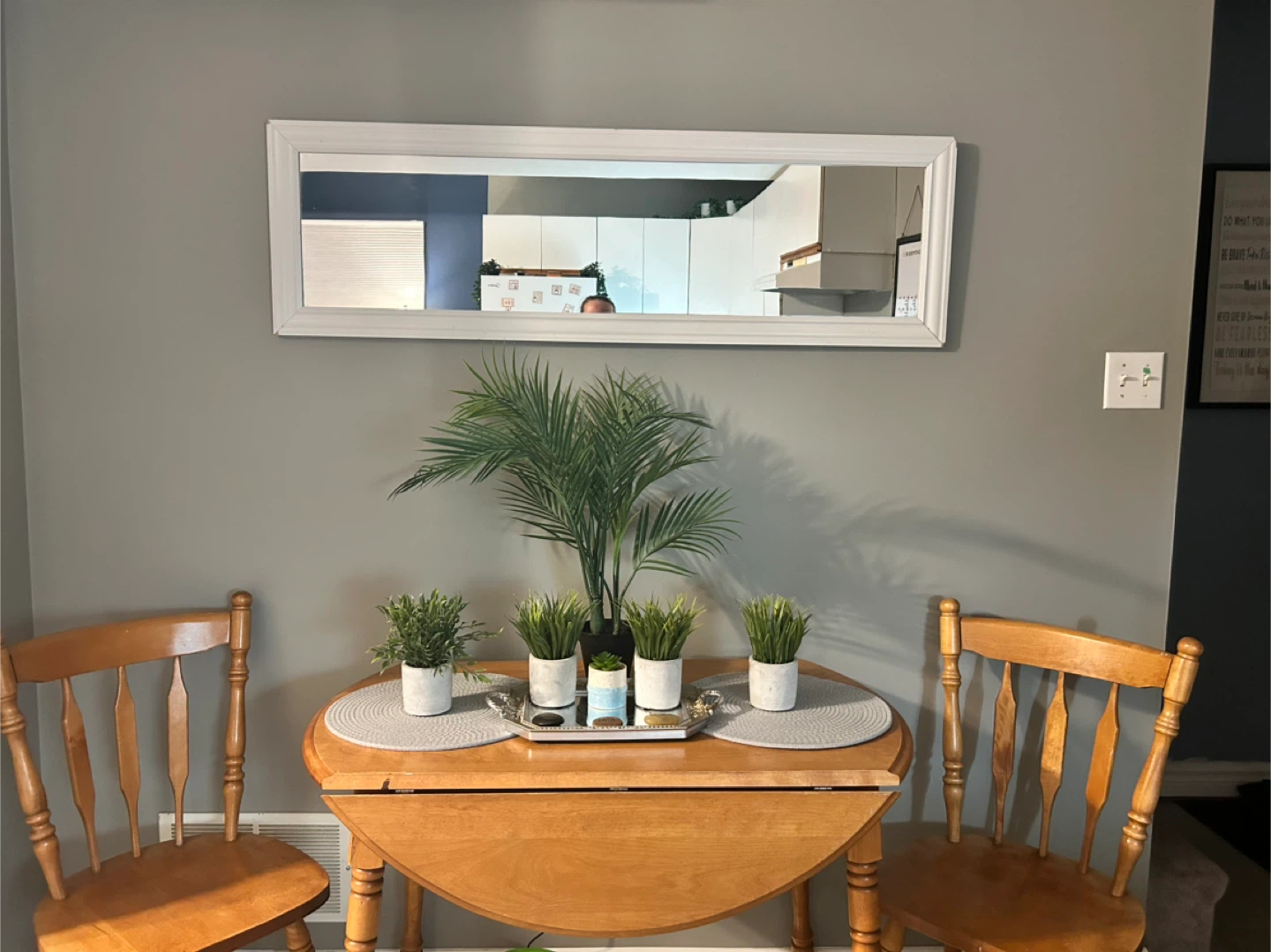 Table and Two chairs