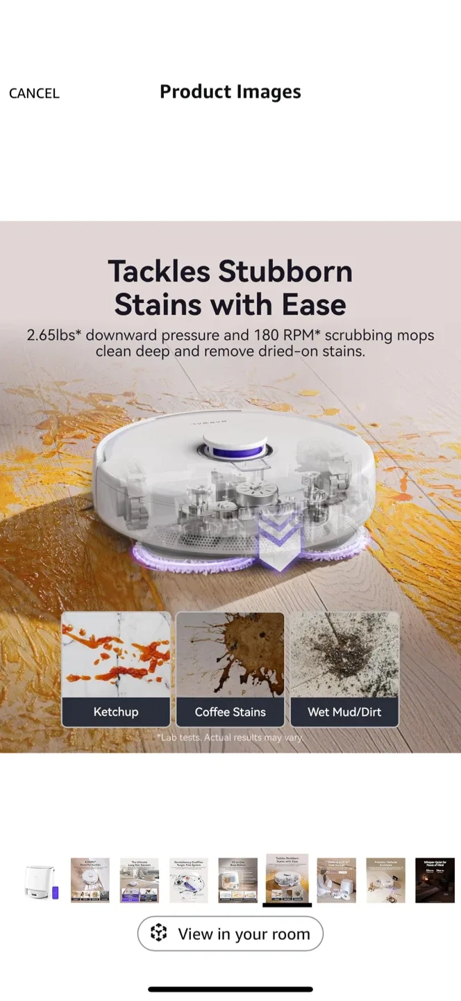 Narwal Freo Pro Robot Vacuum image indicator(6)