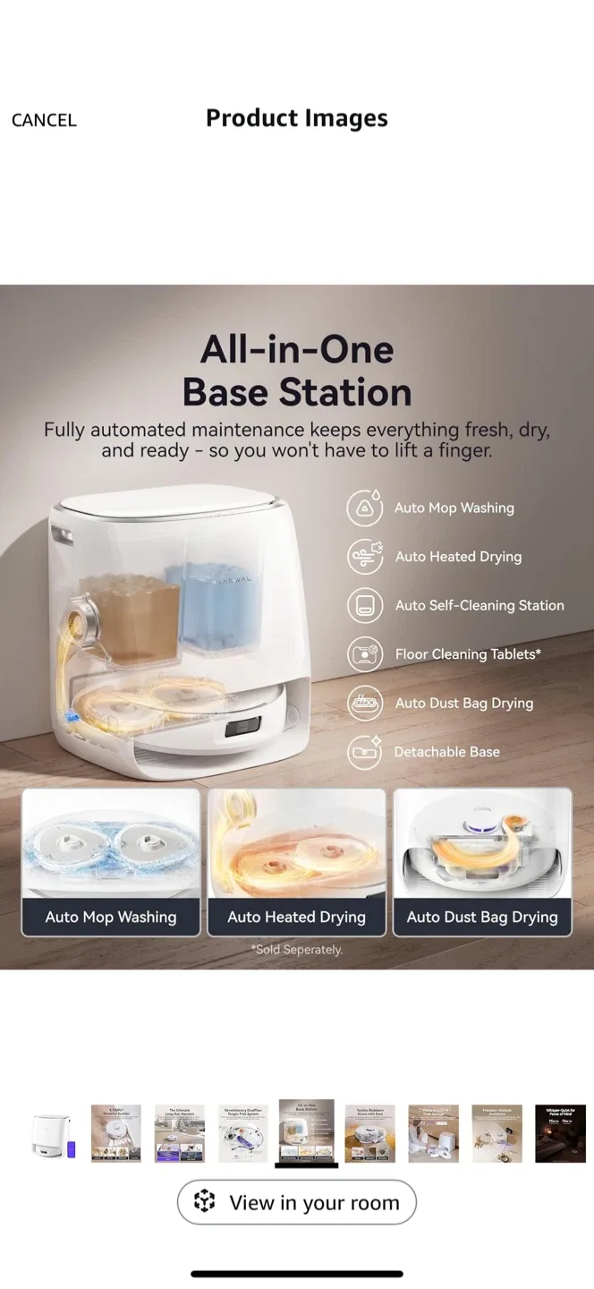 Narwal Freo Pro Robot Vacuum image indicator(5)