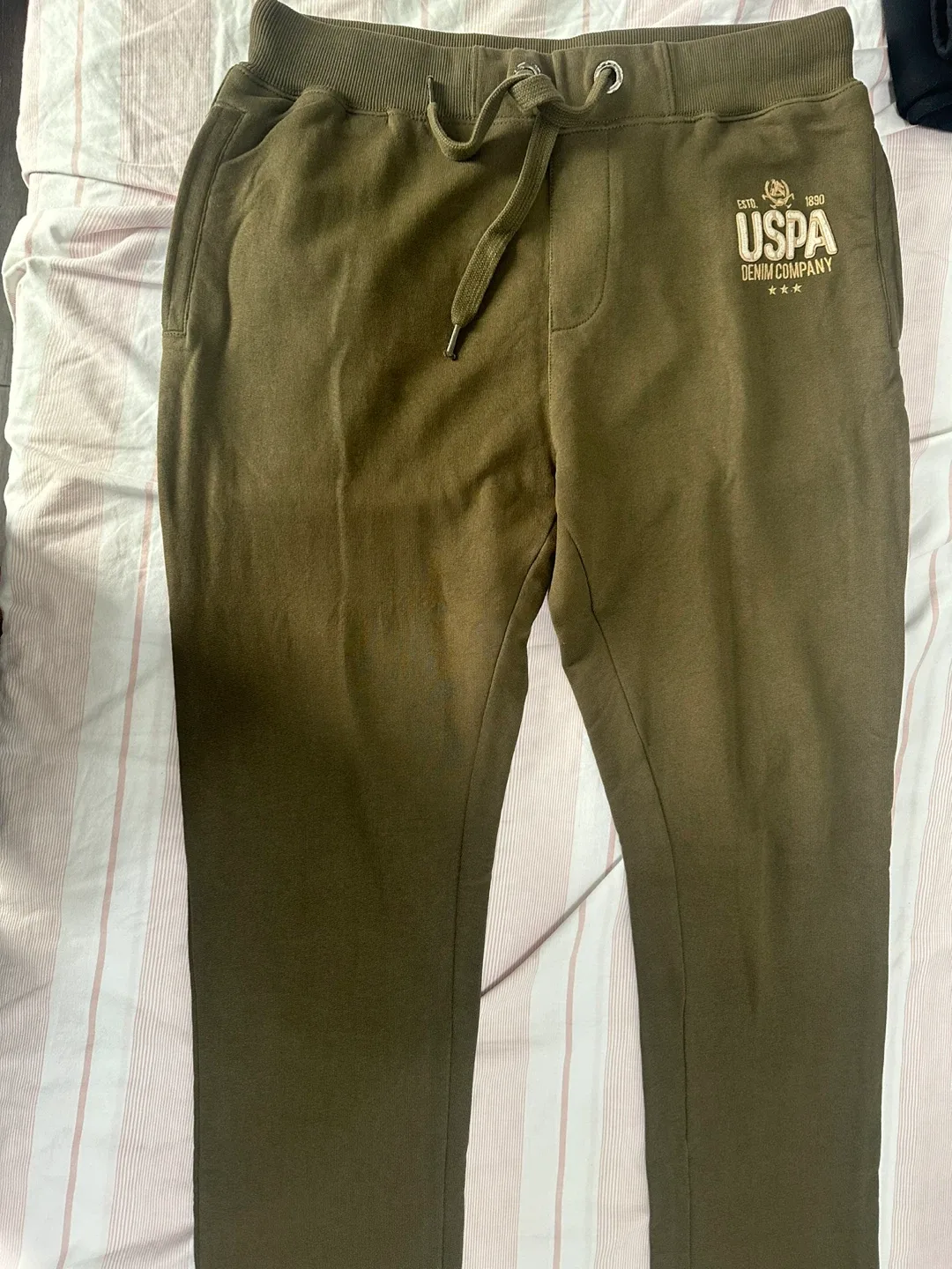 USPA Denim Co. Olive Joggers - Size XL thumbnail
