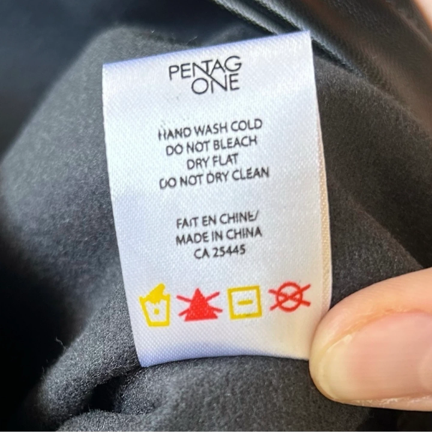 Pentagone Faux Leather Asymmetrical Mini Skirt Womens Sz S Vegan - photo 5