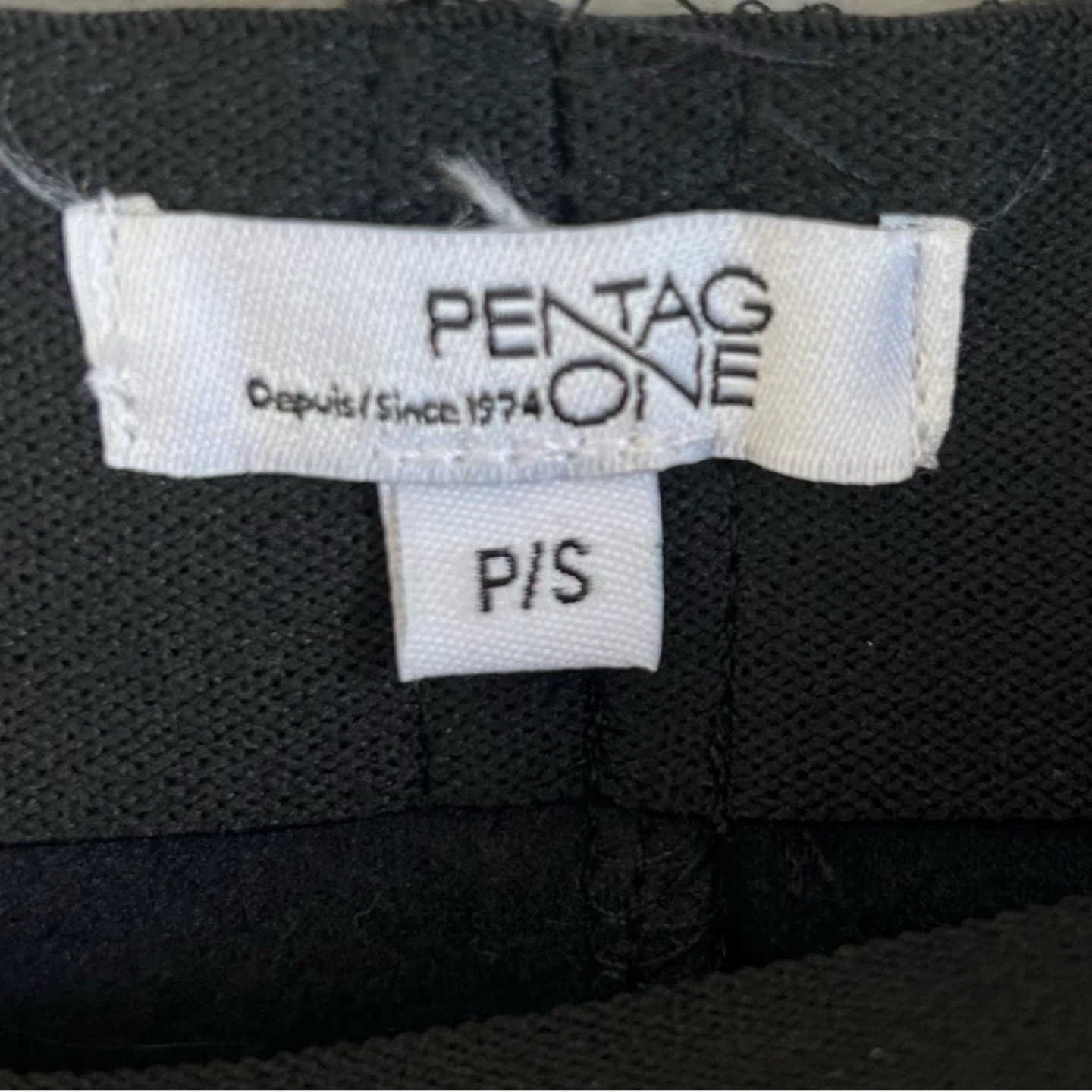 Pentagone Faux Leather Asymmetrical Mini Skirt Womens Sz S Vegan - photo 2