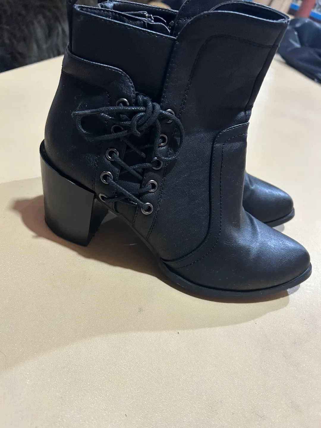 Black Ankle Boots - Size 11 image indicator(3)