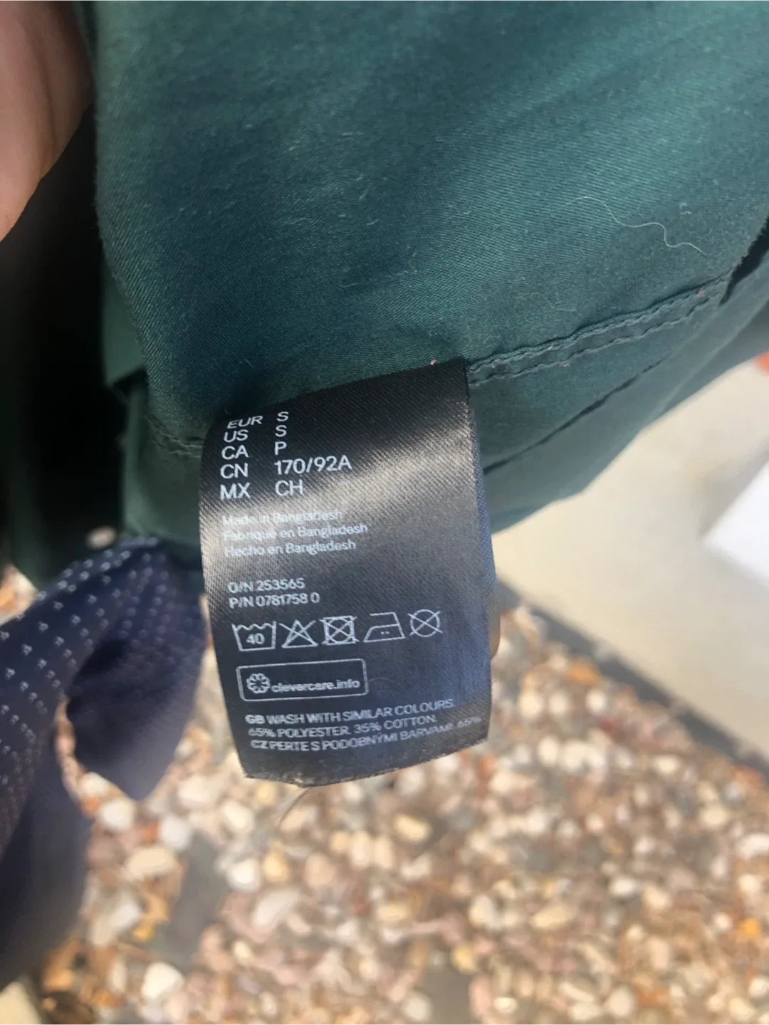 H&M Slim Fit Green Shirt - Size S image indicator(3)