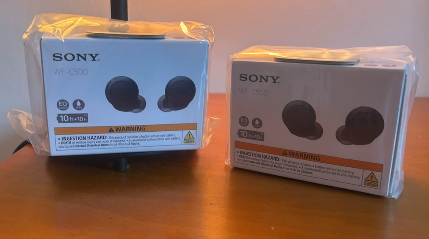 New Sony WF-C500 Wireless Earbuds – Sealed in Box - photo 4