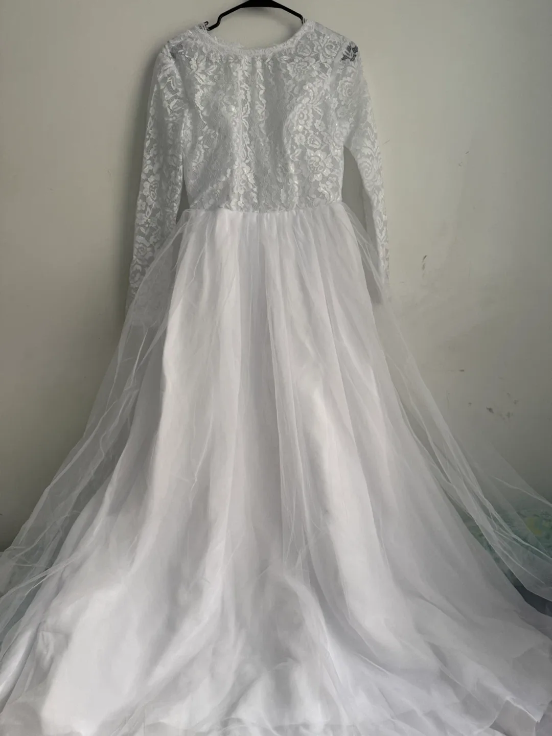 White Lace Wedding Dress image indicator(2)