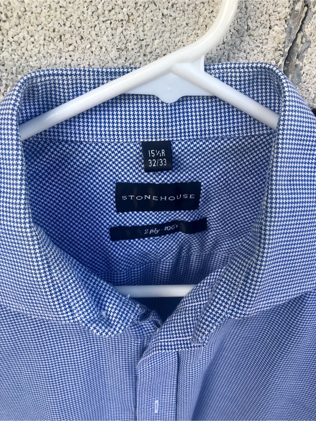 Stonehouse Dress Shirt - Blue, 15 1/2R 32/33 image indicator(2)