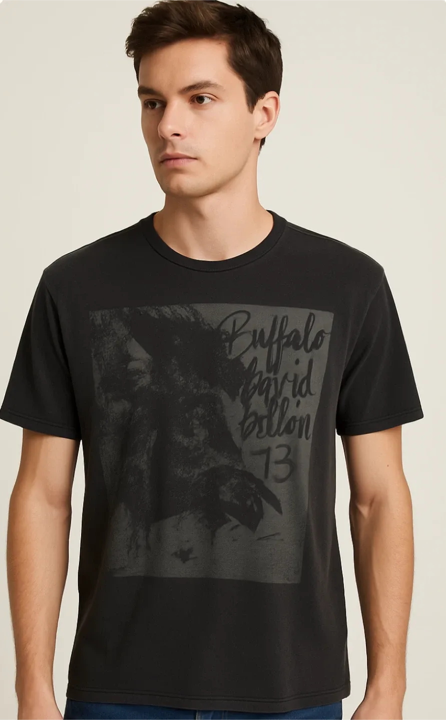 Buffalo David Bitton Black T-Shirt XL thumbnail