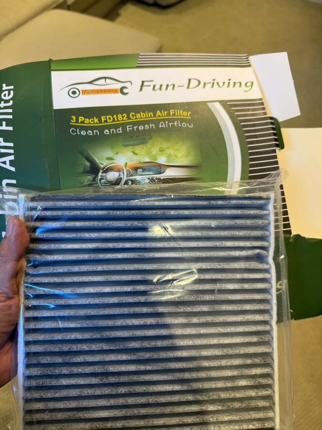 Fun-Driving FD182 Cabin Air Filter - Honda/Acura - photo 2