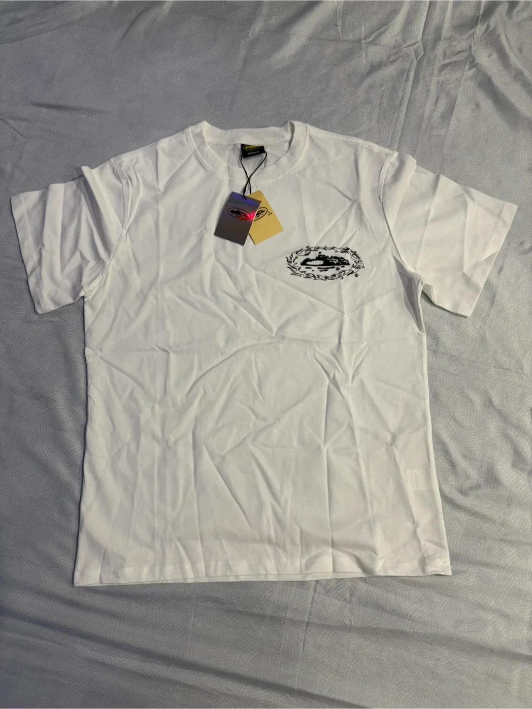 Corteiz Alcatraz Tee White and Black thumbnail