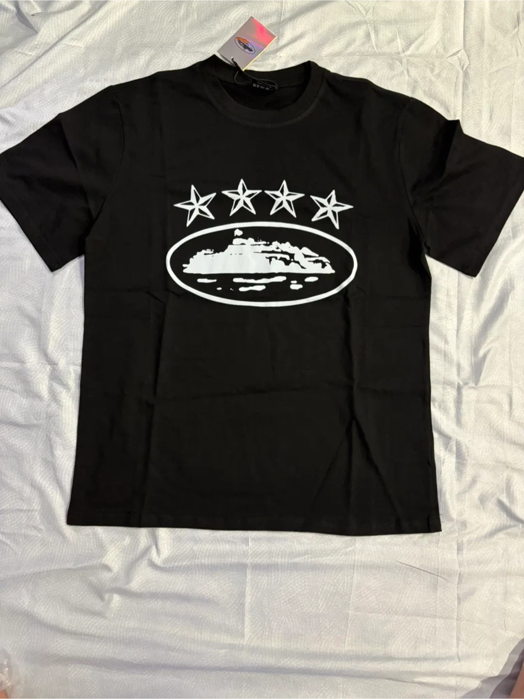 Corteiz Alcatraz Tee Black and White thumbnail