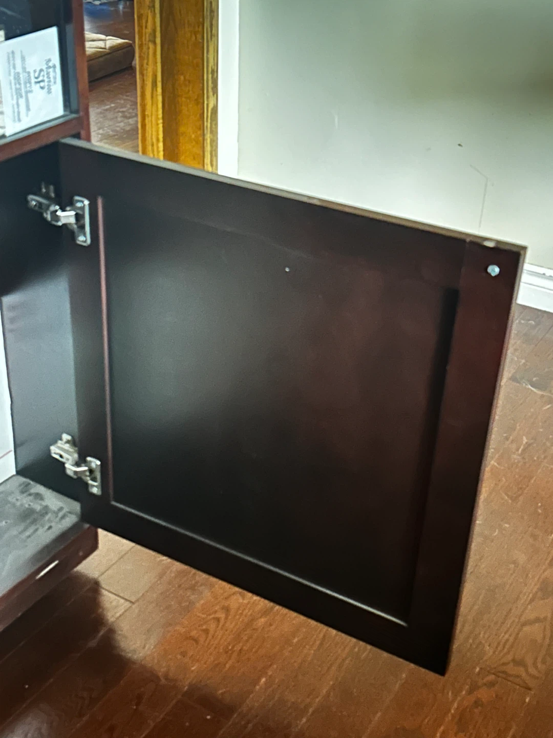 Wood display Cabinet used for Vinyl Records - photo 4