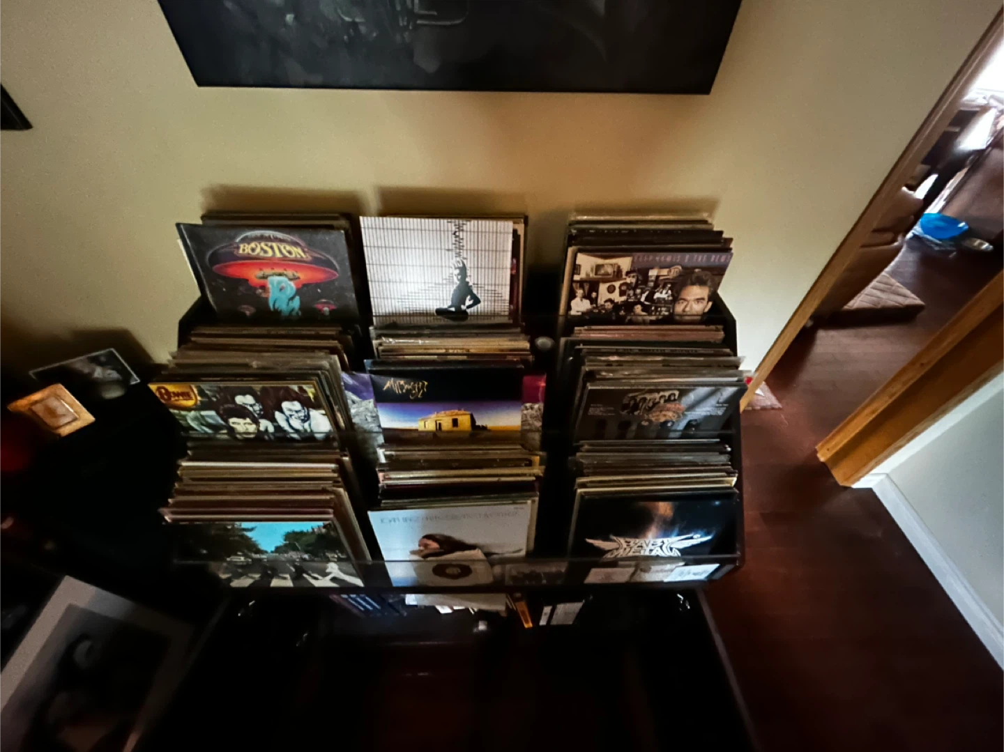 Wood display Cabinet used for Vinyl Records - photo 5